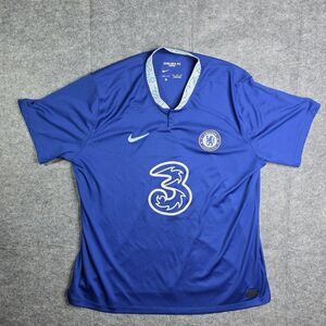 Chelsea FC Shirt Mens 2XL Blue Premier League Soccer Football‎ Nike Dri Fit 2022